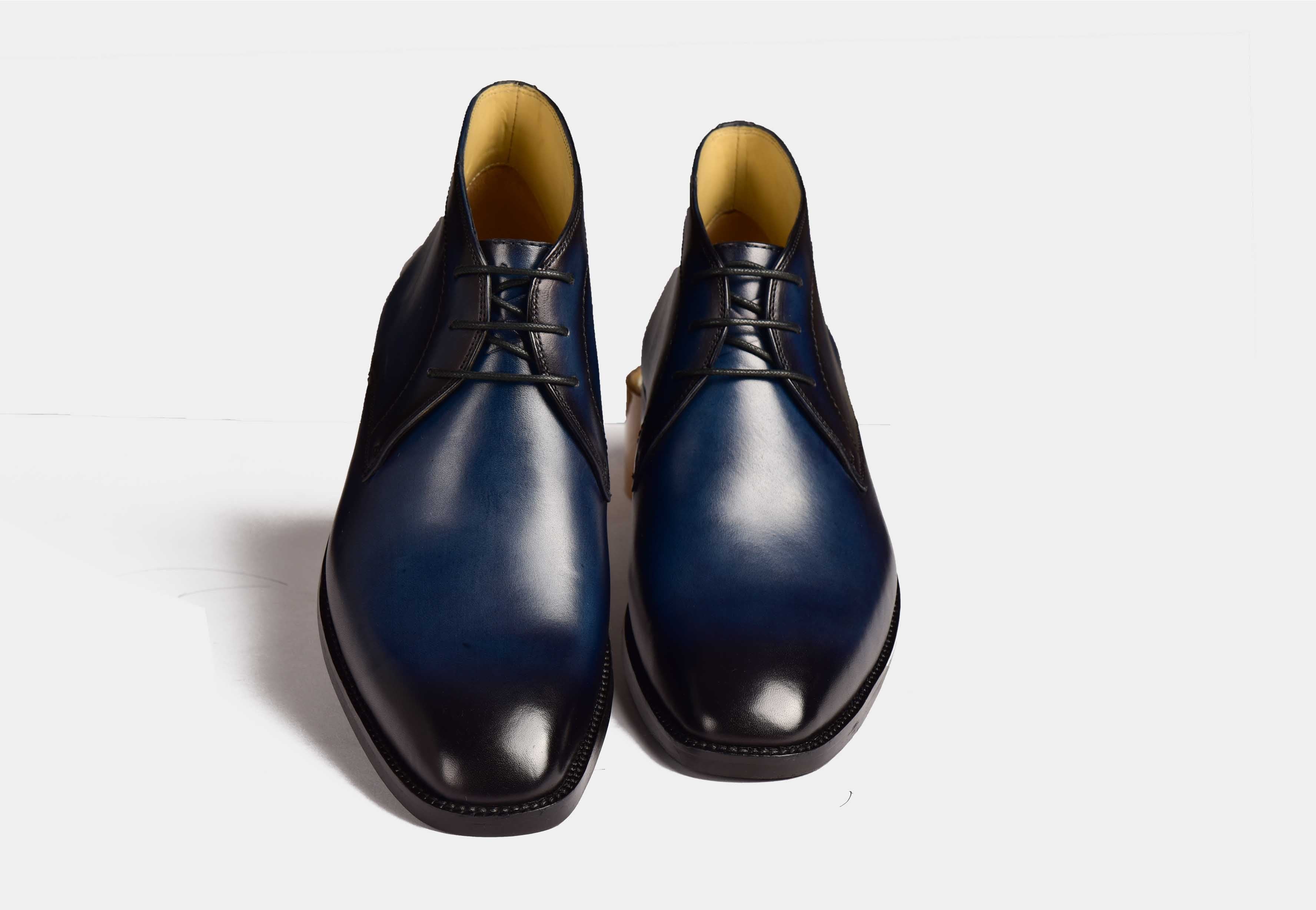 Richard | MEN BLUE CHUKKA BOOTS