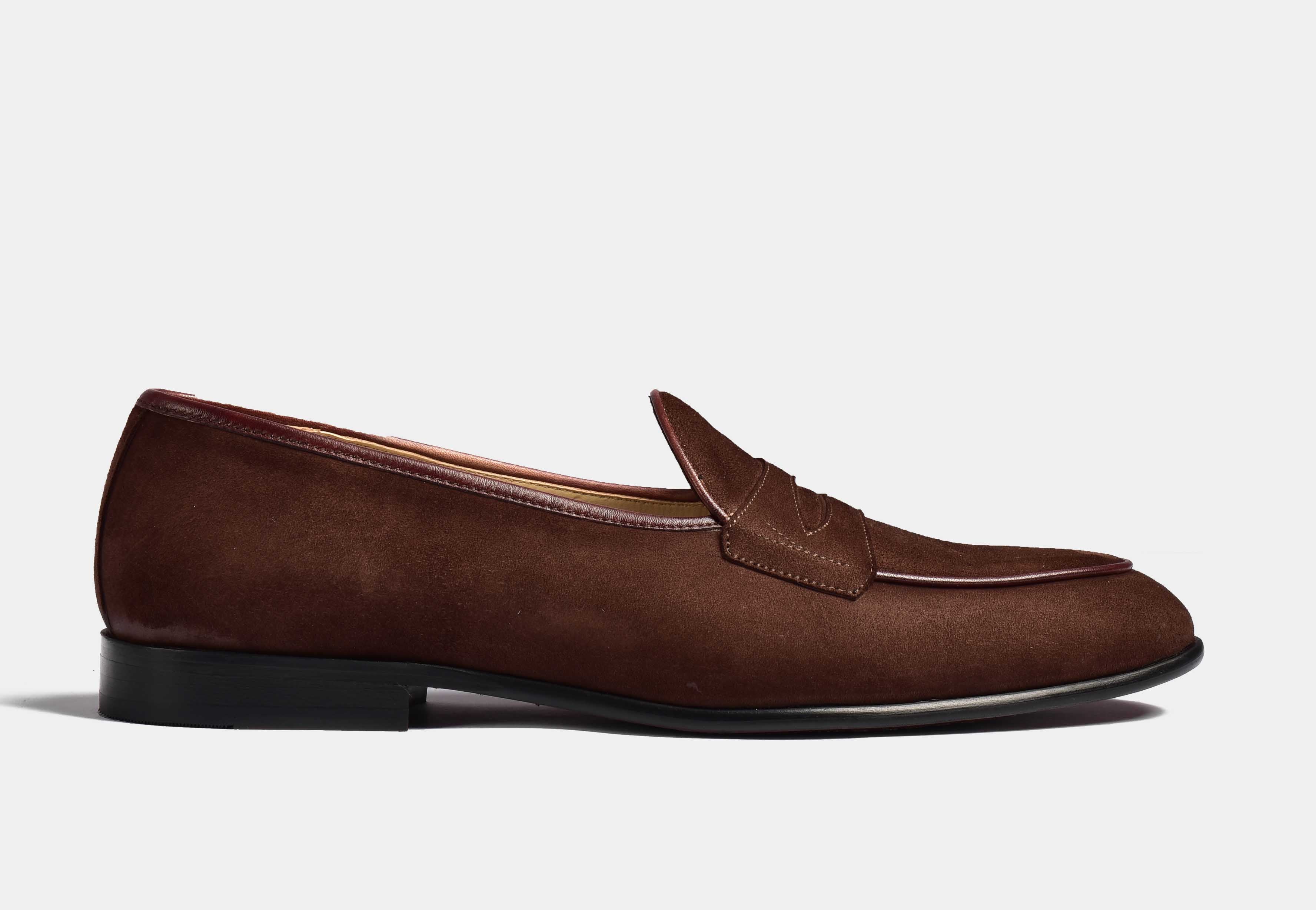 ARNO | Brown Suede With Grand Penny