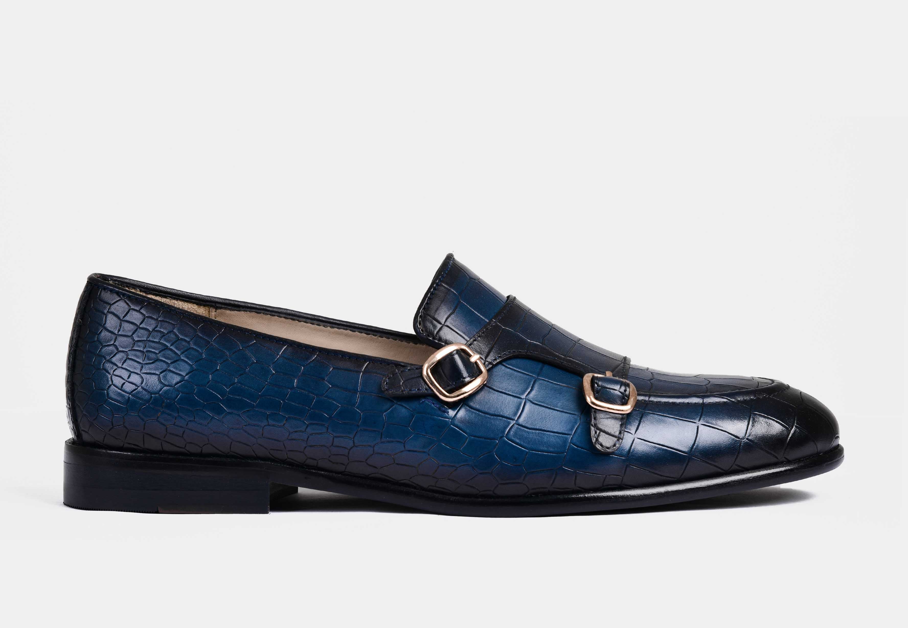 Valeria Croc Blue