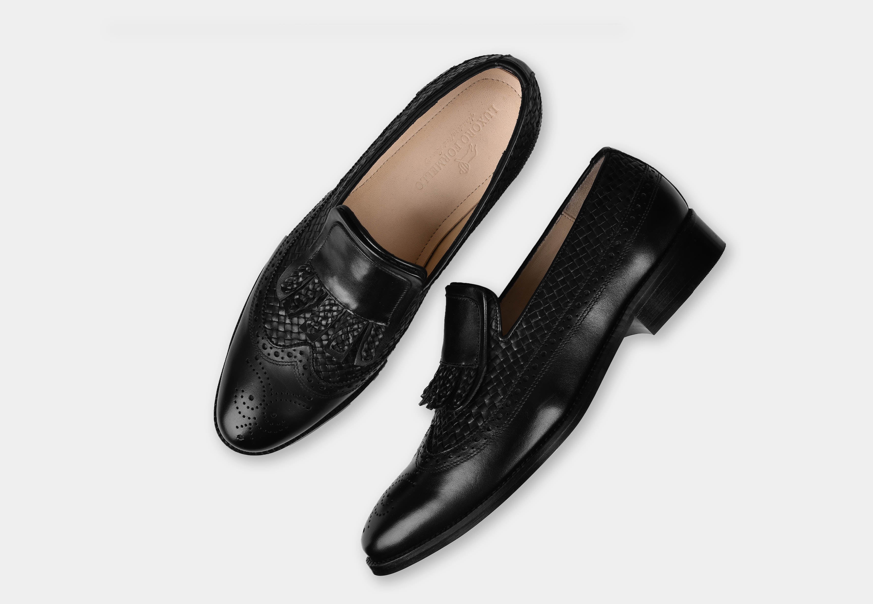 GAEL WEAVED BLACK