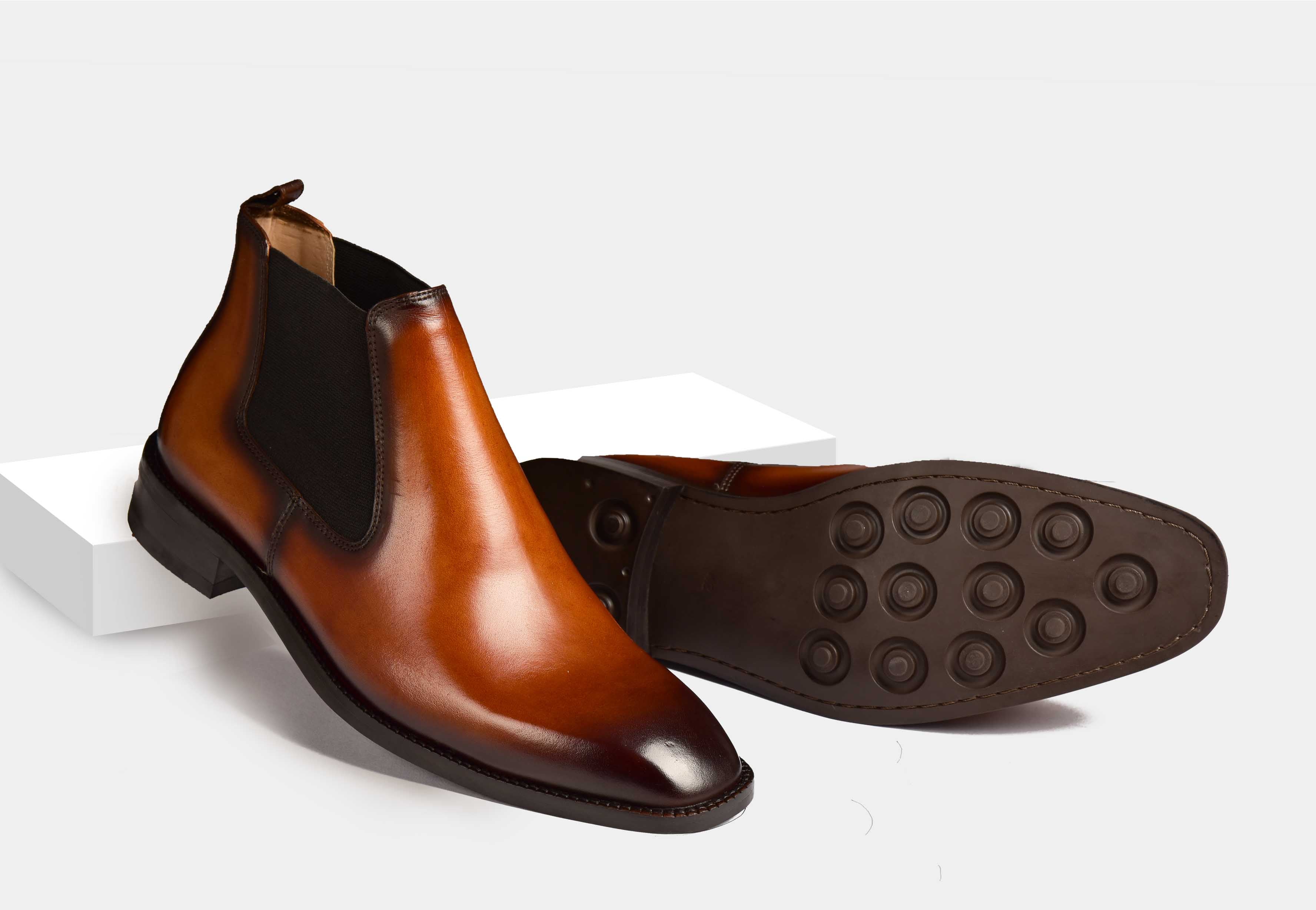 David | MEN BROWN CHELSEA BOOTS