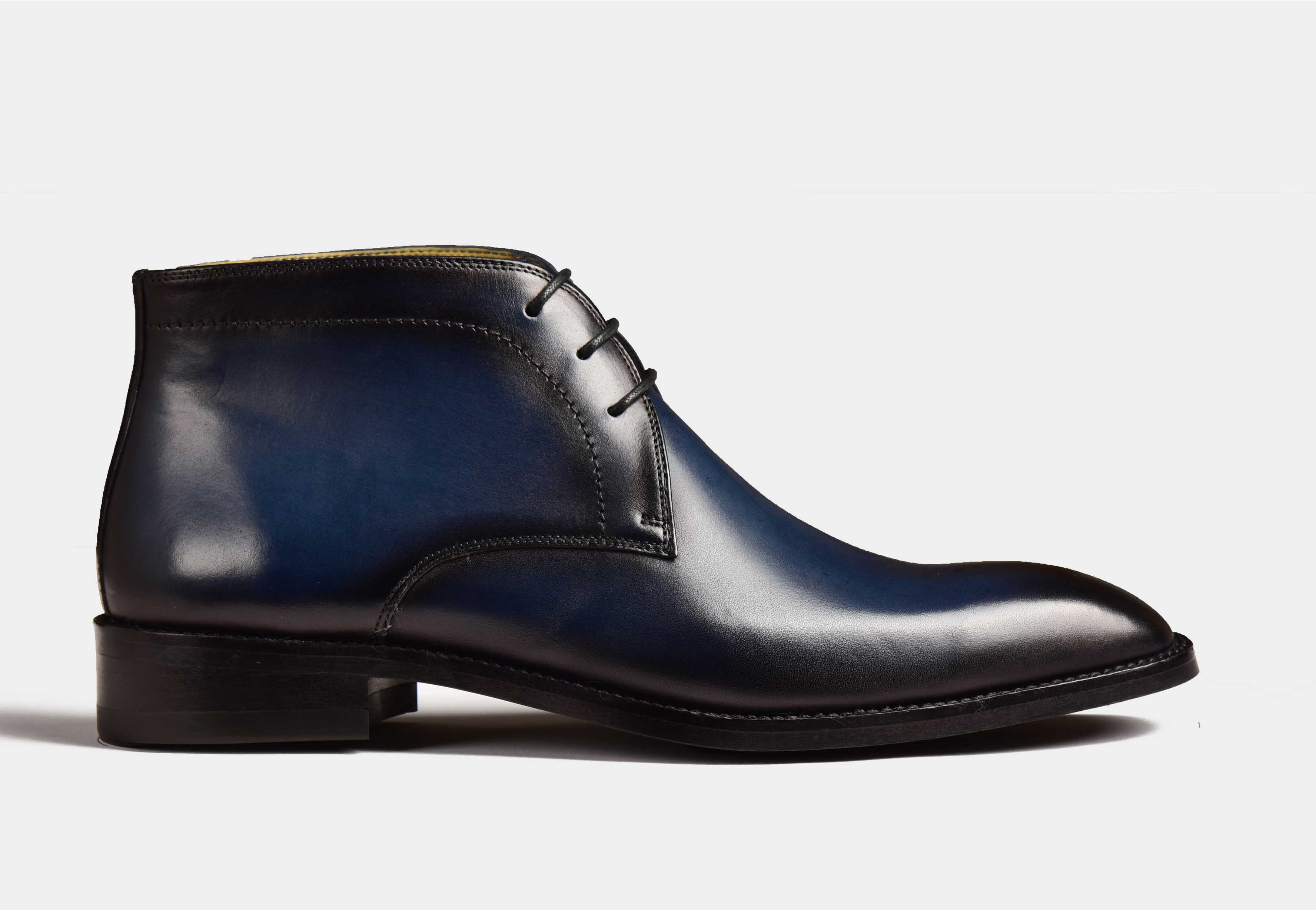 Richard | MEN BLUE CHUKKA BOOTS