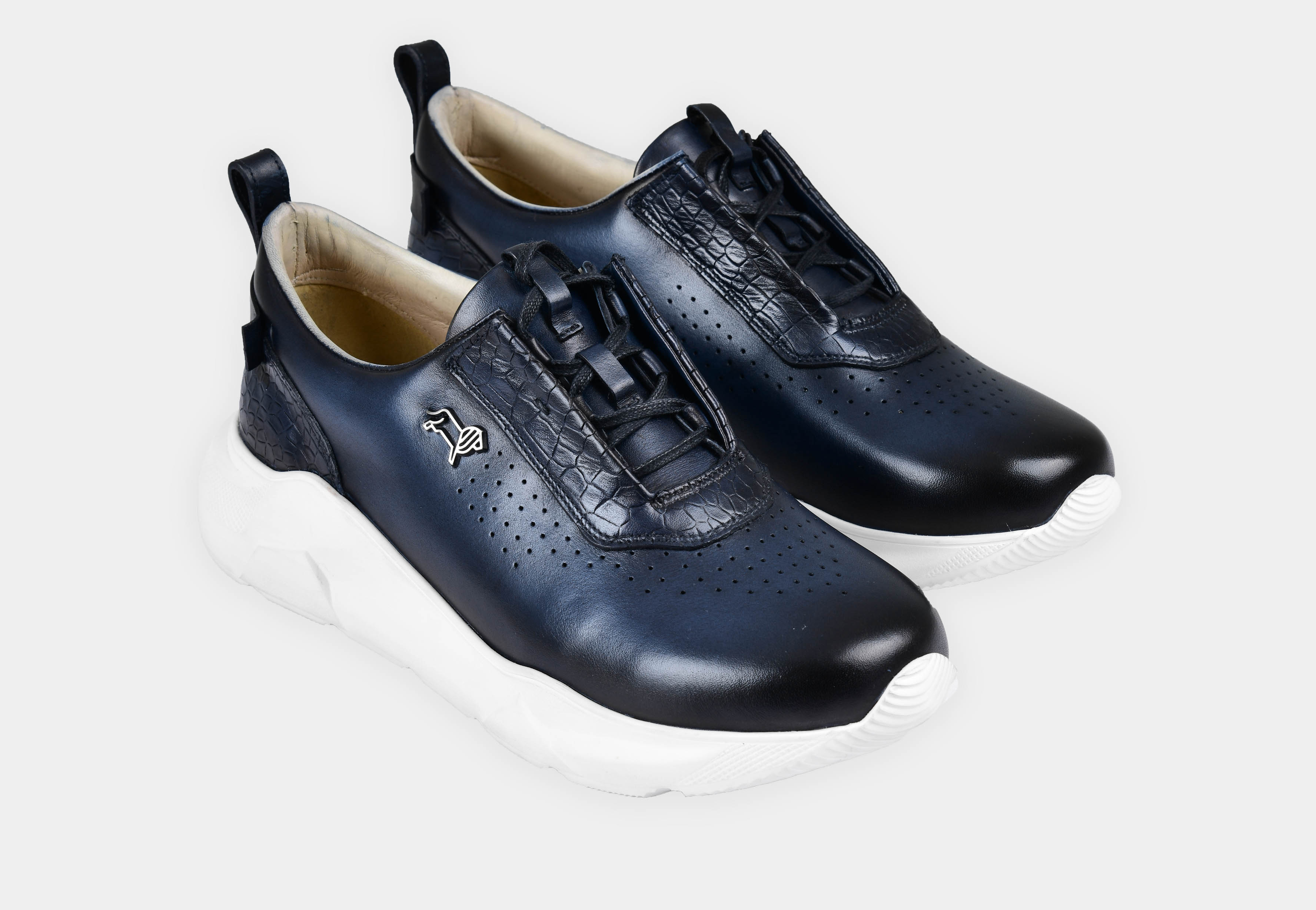Arine blue | Leather Sneaker