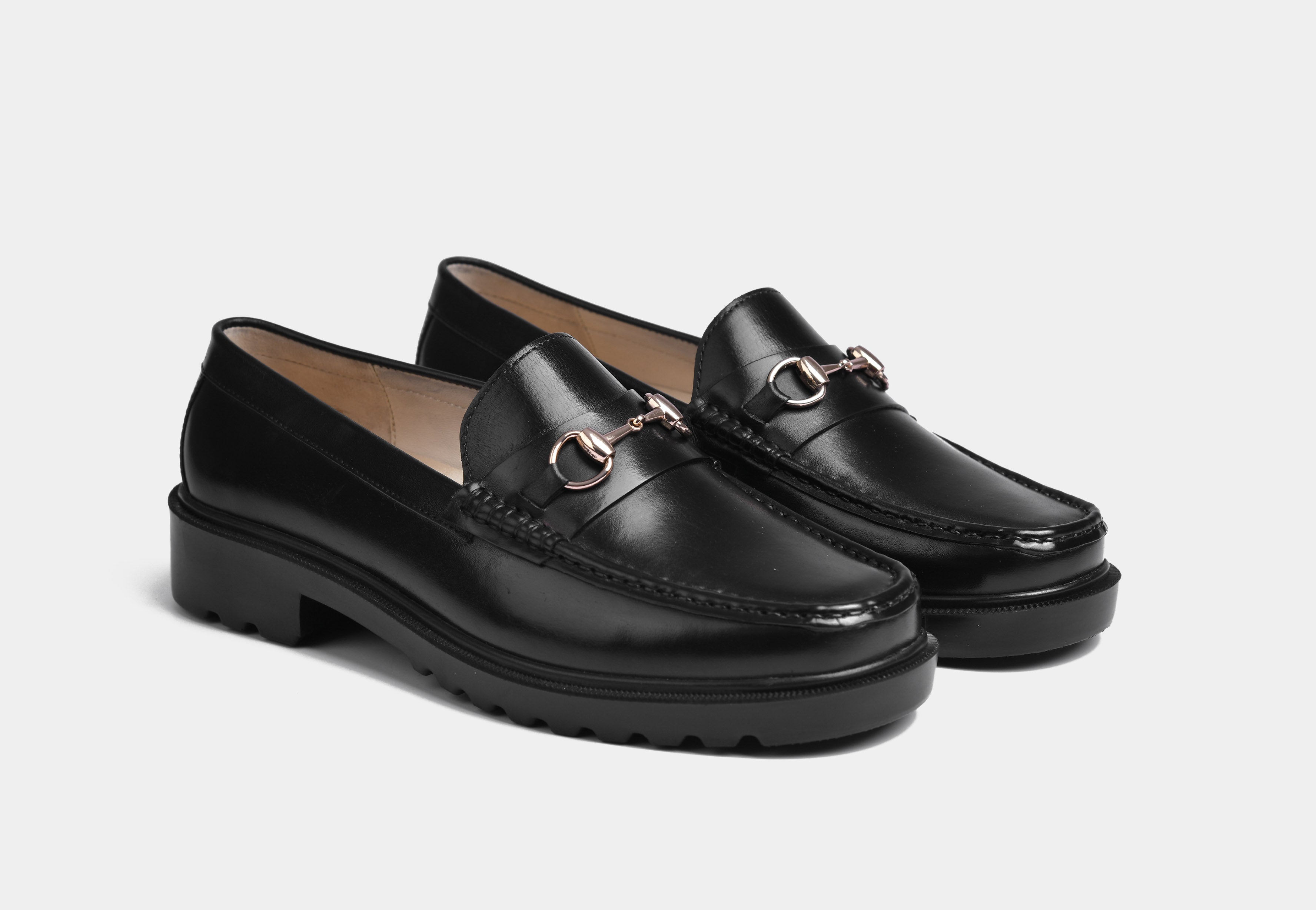 BLACK BIT LOAFERS | SOLESCULPT LITE