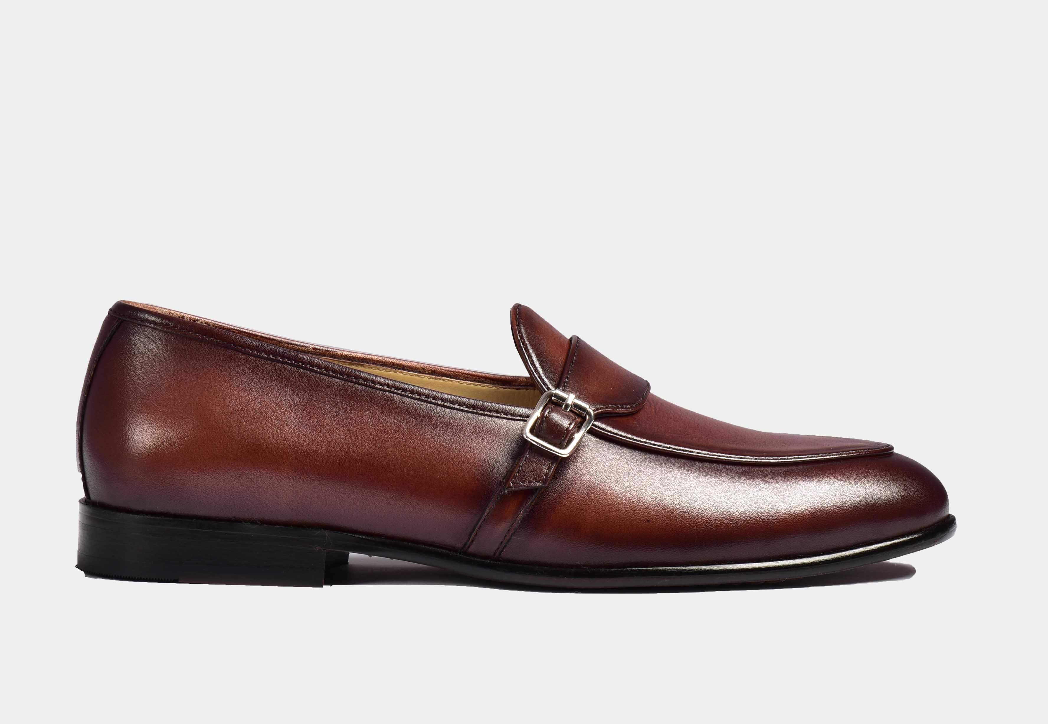 ARNO | Brown Patina With Buckle Strap