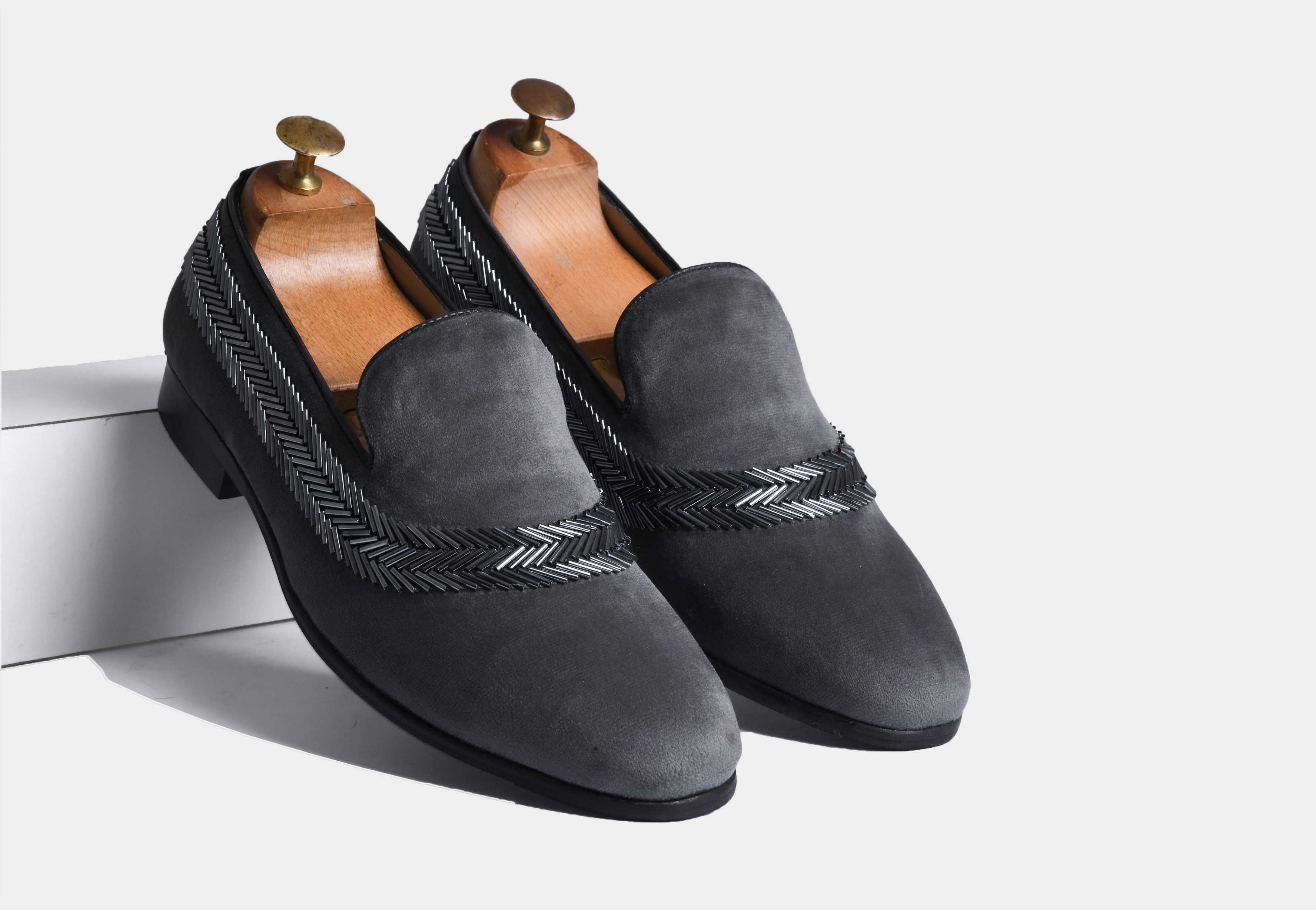 Valerio embroidered slip-ons