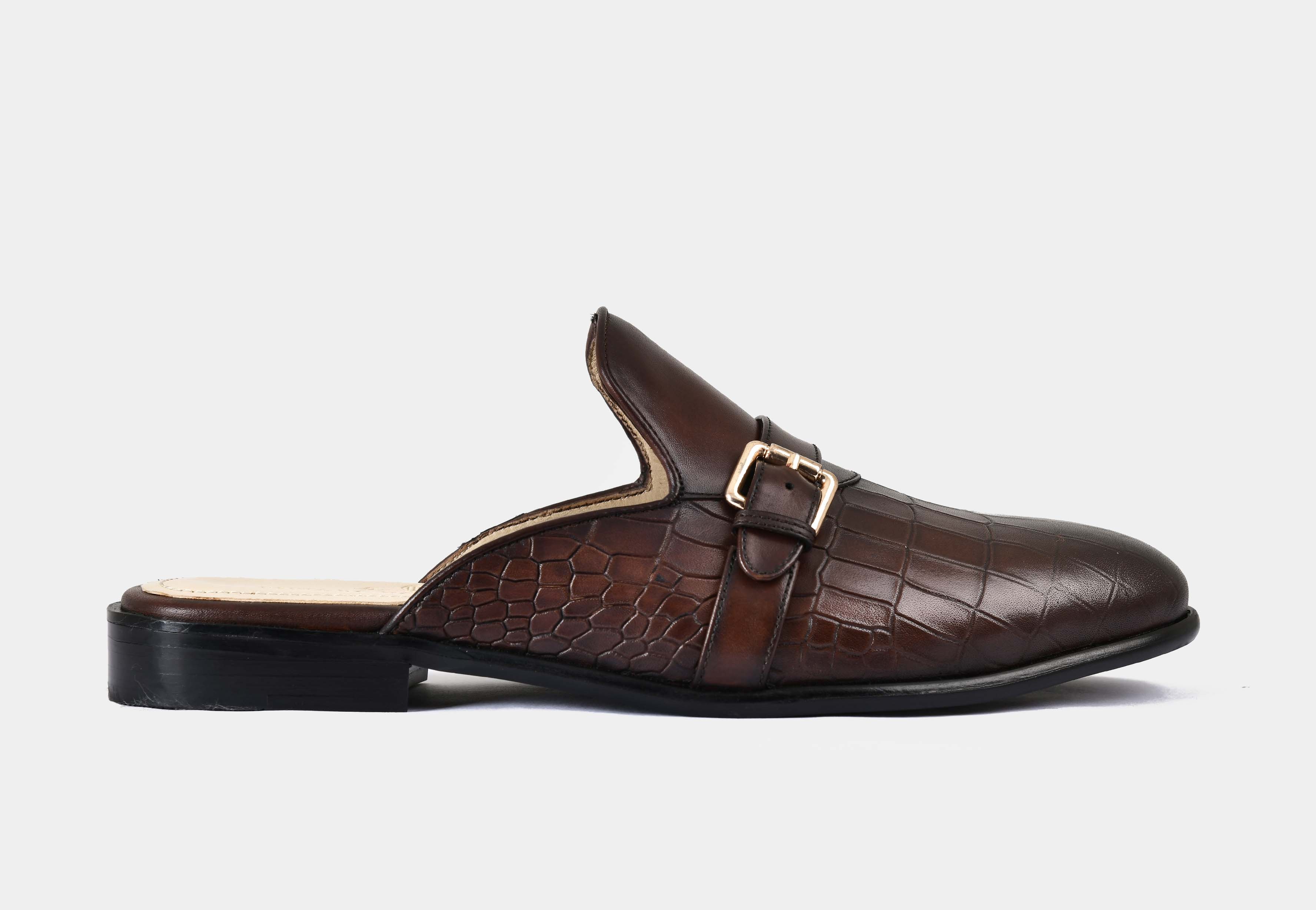 MULE | BROWN SINGLE BUCKLE