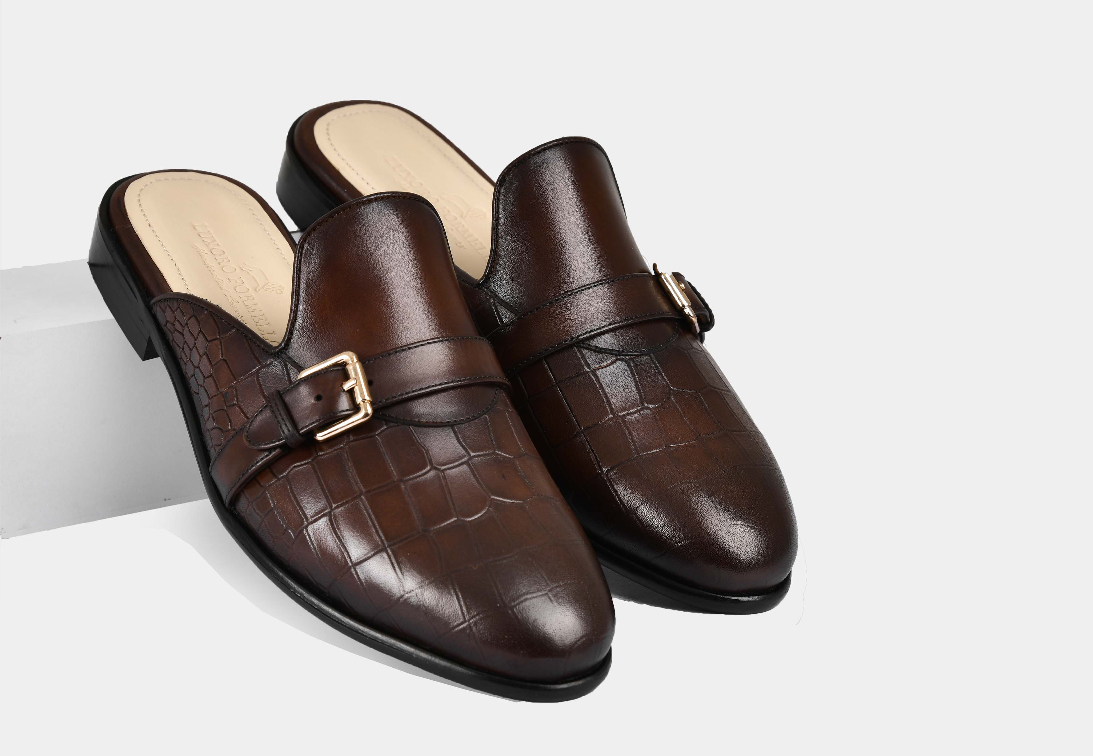 MULE | BROWN SINGLE BUCKLE