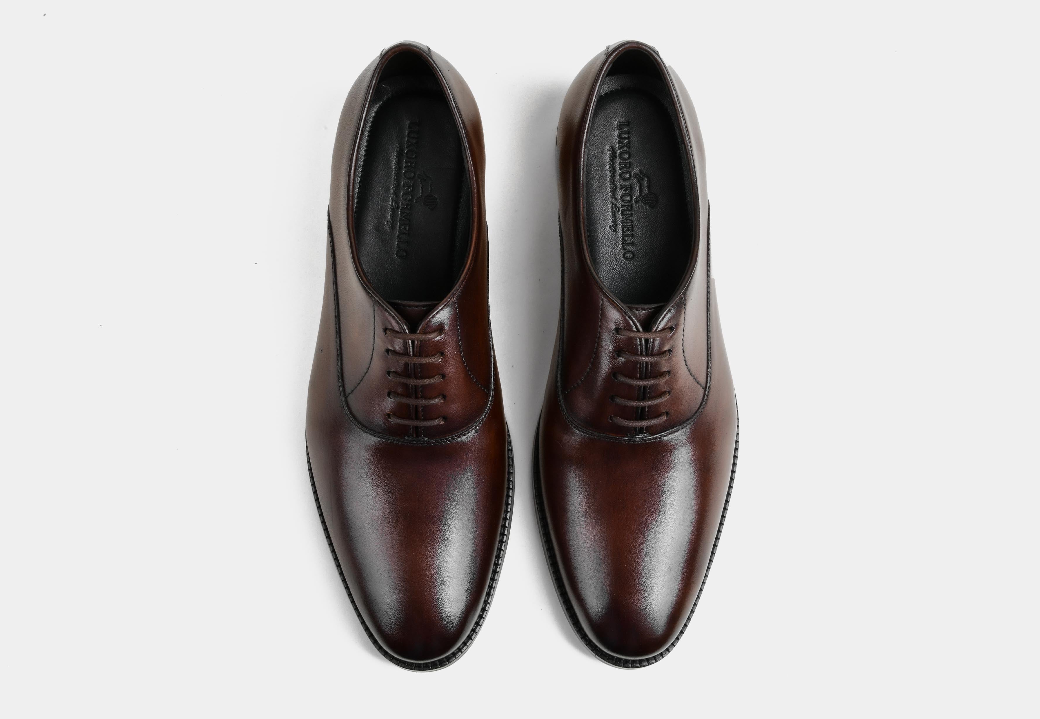 MARCEL | CLASSIC PLAIN TOE BROWN OXFORD