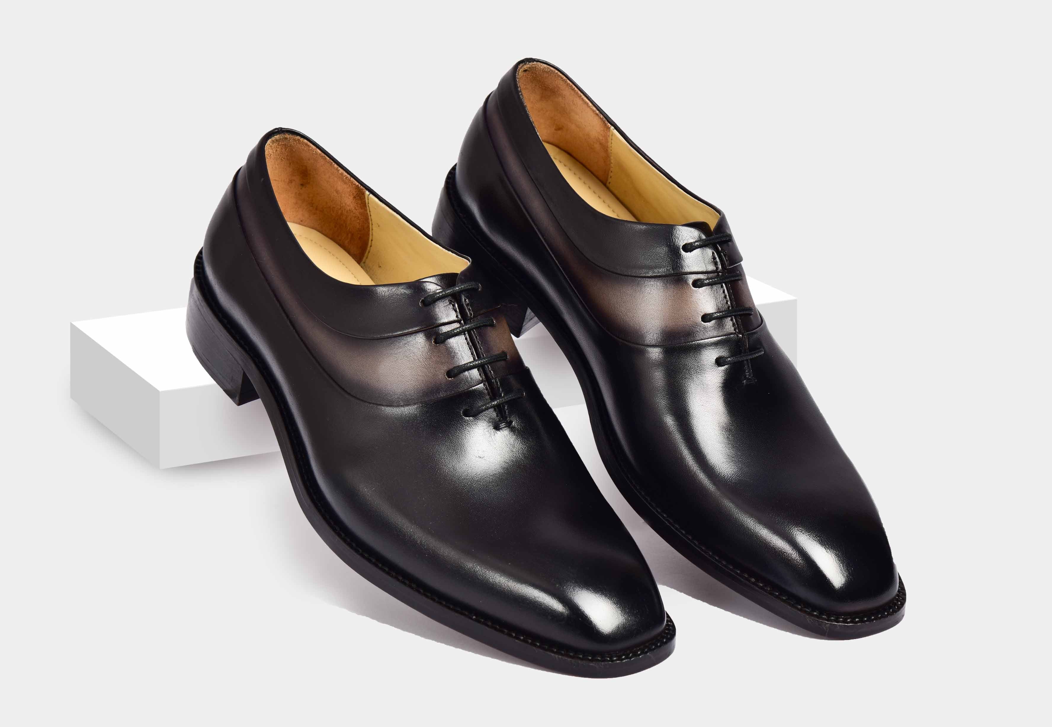 Arlo | MEN BLACK WHOLECUT OXFORDS