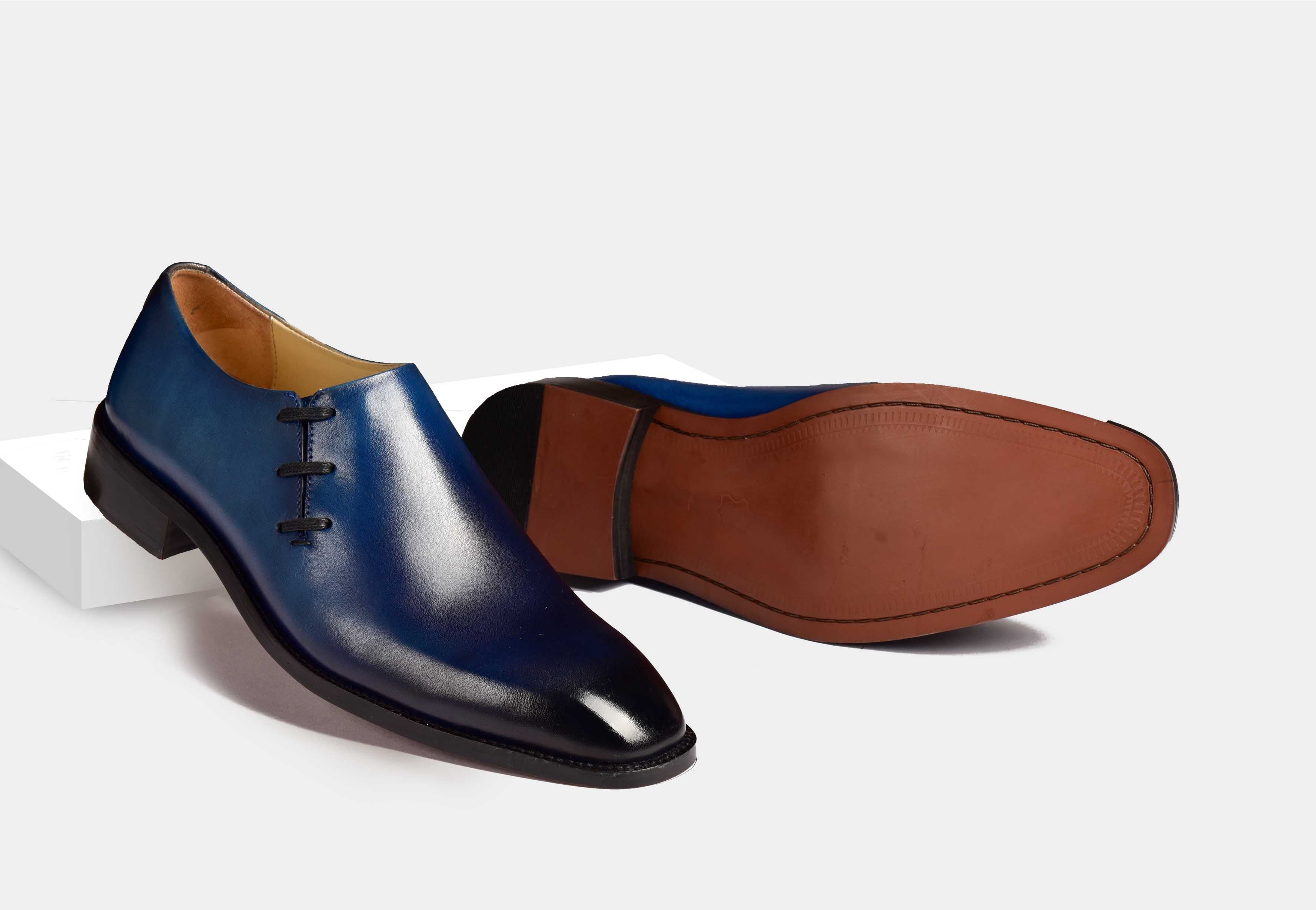 Oliver | MEN BLUE WHOLECUT OXFORDS